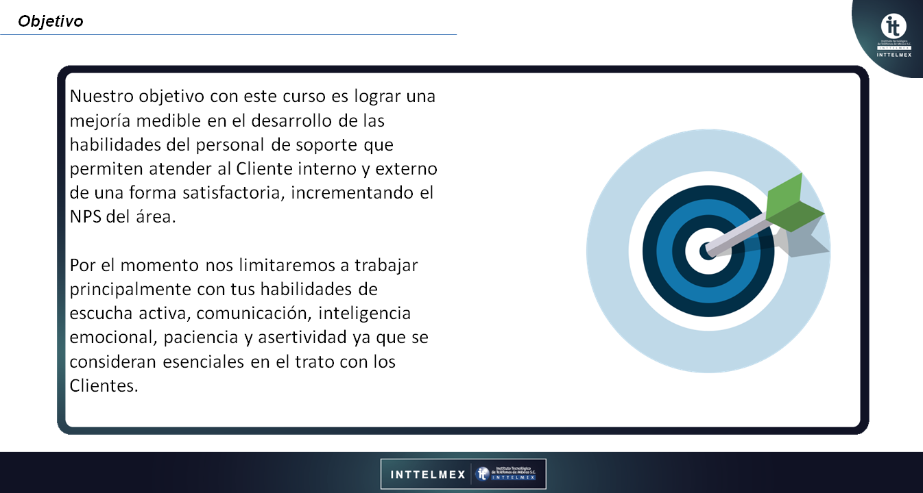 Objetivo del curso